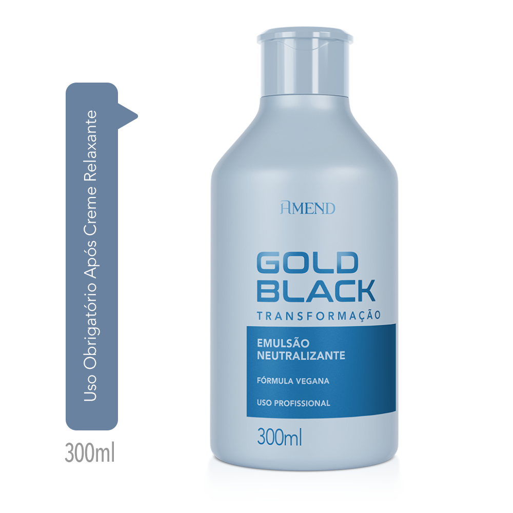 Emuls&atilde;o Neutralizante Amend Gold Black 300ml